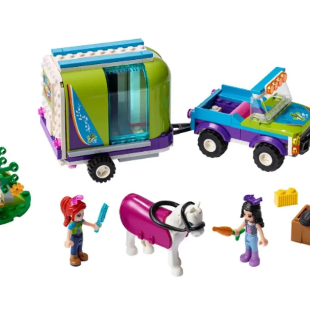 Lego Friends Mia's Horse Trailer Incomplete Set 41371 Horse Mia Emma